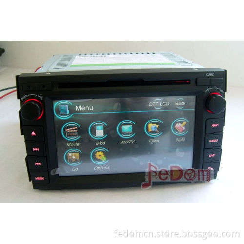 Car DVD GPS Navigation Audio Bluetooth Radio for KIA Ceed with iPod Connection Entertainment (C6227KC)